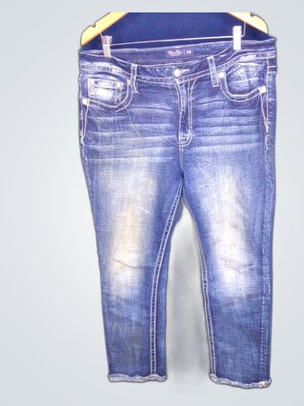 Miss Me Distressed Embroidered Jeans