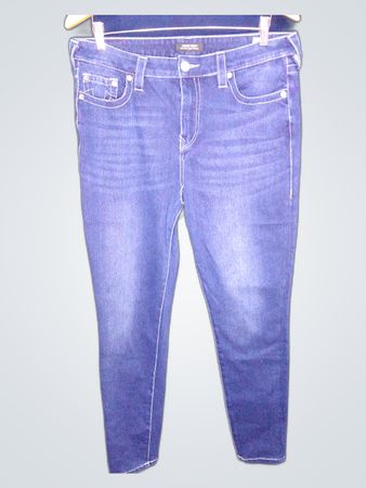 True Religion Jennie Curvy Mid Rise Super Skinny Jeans