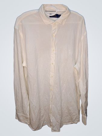 Polo Ralph Lauren White Long-Sleeve Button-Down Shirt