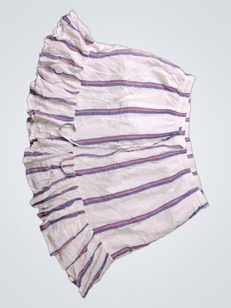 GAP Striped Ruffled Mini Skirt