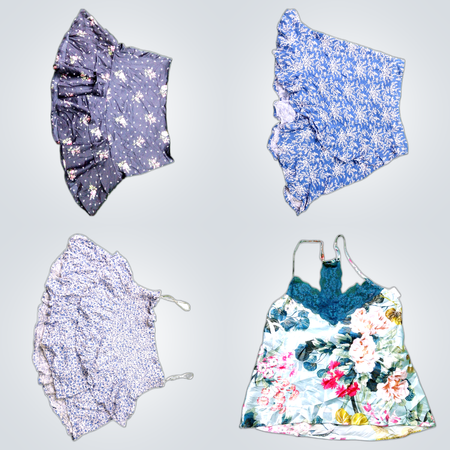 Y2K Floral Tops (034c