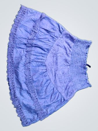 Blue Lace Skirt