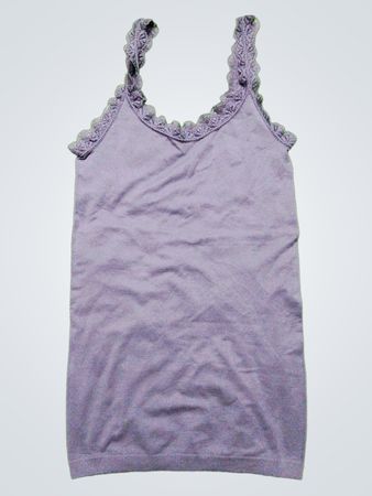 New York & Company Lace Trim Cami Top
