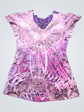 Unity Petite Purple Floral Top