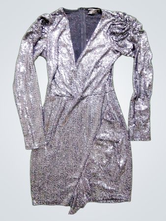 Blue Blush Sequin Dress