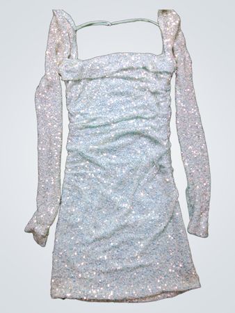 Glittery Blue Dress