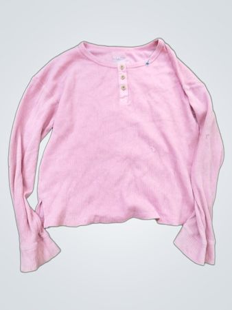 Rosa Langarmshirt