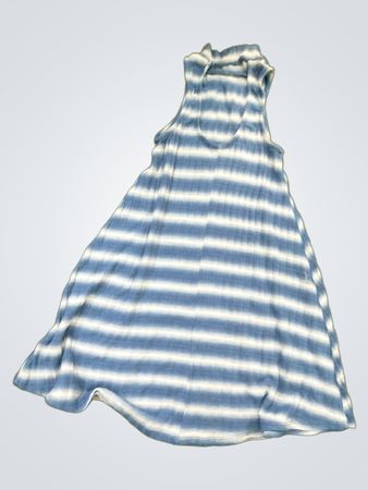 Saprica Blue Striped Dress