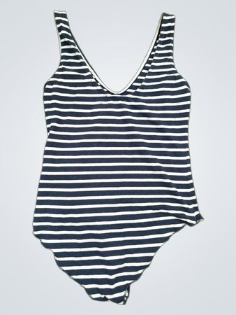 Minkpink Gestreifter Einteiler Badeanzug