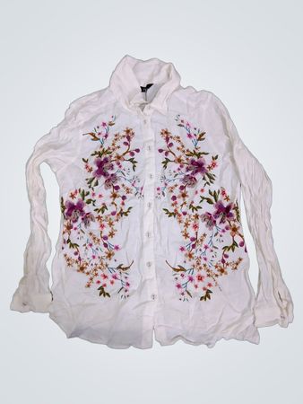 F&F Besticktes Button-Up Hemd