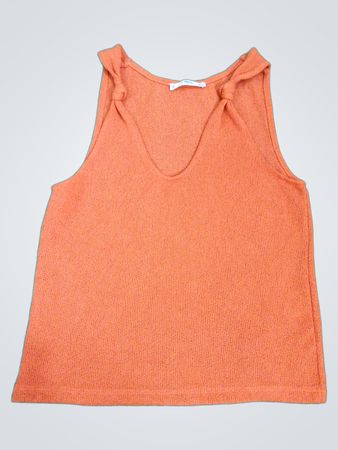 MNG Casual Orange Strick-Top
