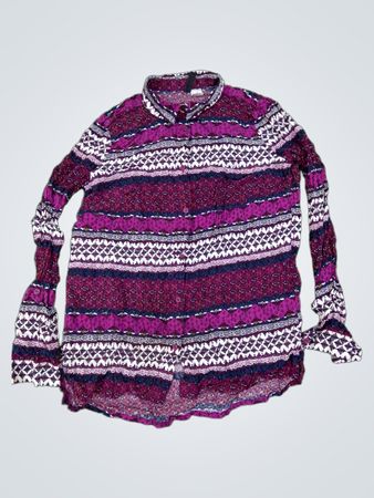 H&M Divided Damen Langarmshirt mit Druck