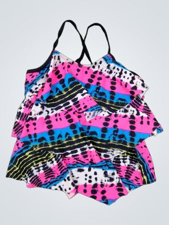 Justice Girls gestuftes Badekleid