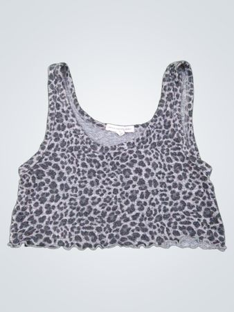 Leopardenprint Crop-Top