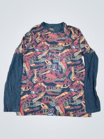 F&F Dinosaurier-Print Langarm-T-Shirt