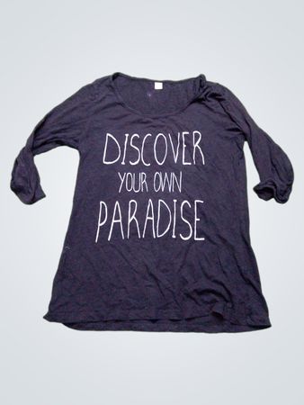 S.Oliver Black Graphic Langarm-T-Shirt