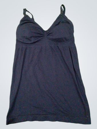 Schwarze Spaghetti-Träger-Camisole
