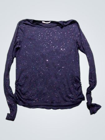 H&M Langarm-Top mit Glitzer