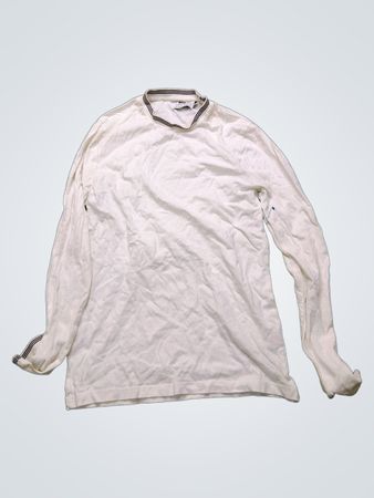 TOPMAN Weißes Langarm-T-Shirt