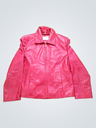 Juliet Michelle Rote Lederjacke