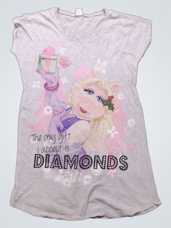 Disney Miss Piggy Das einzige Geschenk, das ich akzeptiere, sind Diamanten T-Shirt