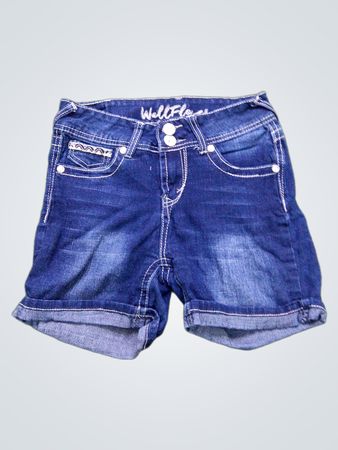 WallFlower Mädchen Größe 3 verzierte Jeansshorts