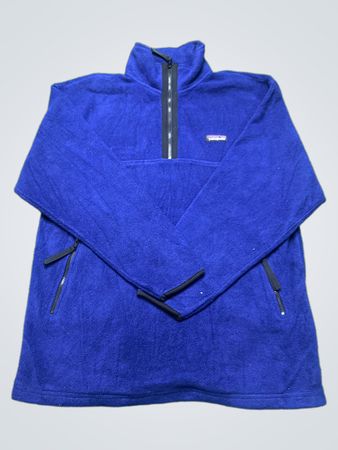Patagonia Blue Fleece 1/4 Zip Pullover