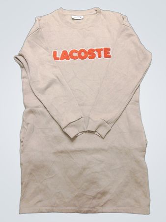 Lacoste Crewneck Langarm-Sweatshirtkleid