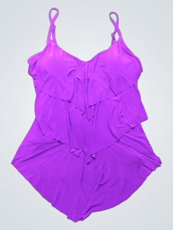 MAGICSUI Lila Rüschenschwimmanzug