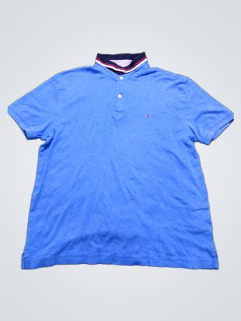 Tommy Hilfiger Blaues Polohemd