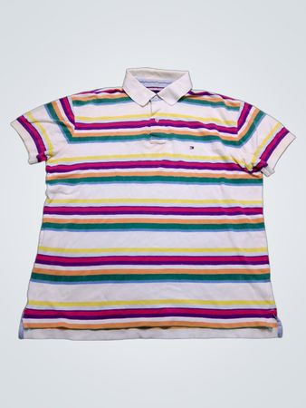 Tommy Hilfiger gestreiftes Poloshirt