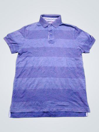 Tommy Hilfiger Herren gestreiftes Slim Fit Polohemd