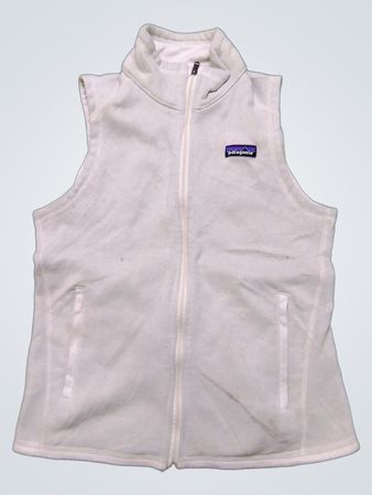 Patagonia White Fleece Vest