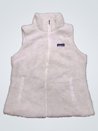Patagonia White Fleece Vest