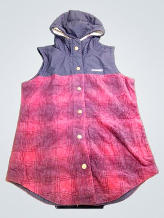 Columbia Sportswear Company ärmellose Kapuzen-Plaid-Weste