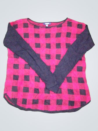 Chaps Karo Langarmshirt