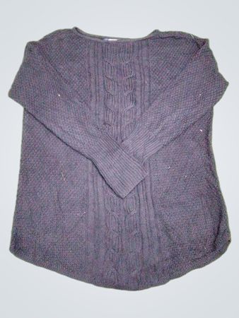 Chaps Schwarz Strickpullover