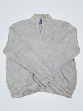 Suéter Ralph Lauren com meia abertura