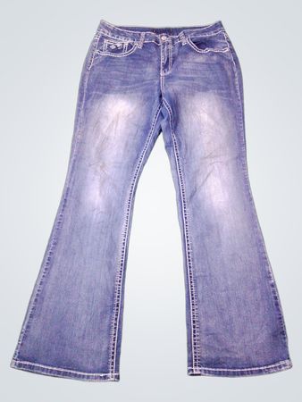 Indigo Damen Flare Jeans Größe 14