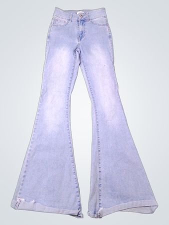 Forever 21 Light Wash Flare Jeans