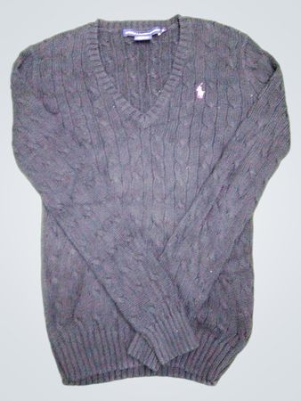 Pullover V-neck in maglia cable knit di Ralph Lauren Sport