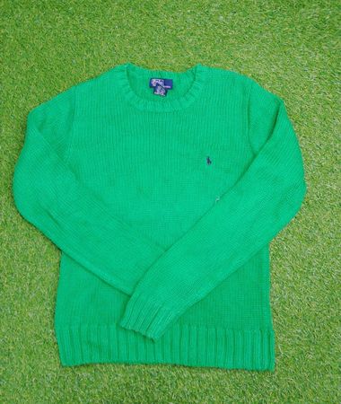 Polo by Ralph Lauren grüner Baumwollpullover