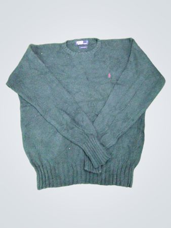Polo by Ralph Lauren Green Crew Neck Sweater