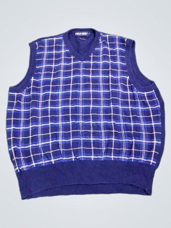 Polo Golf Ralph Lauren V-Neck Plaid Vest