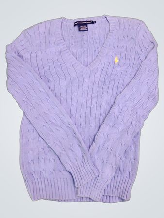 Suéter de pico de punto cable de Ralph Lauren Sport