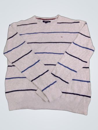 Tommy Hilfiger Gestreifter Rundhalsausschnitt Pullover