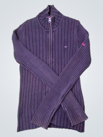 Tommy Hilfiger Denim Zip-Up Strickpullover