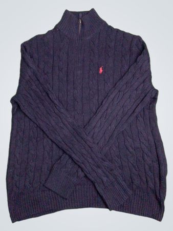 Polo Ralph Lauren Cable Knit Zip-Up Sweater