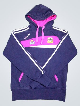 O'Neills Navy Pink Stripe Hoodie