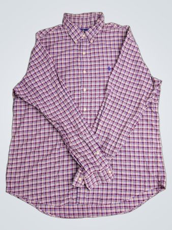 Ralph Lauren Karohemd mit langen Ärmeln und Knopfleiste
